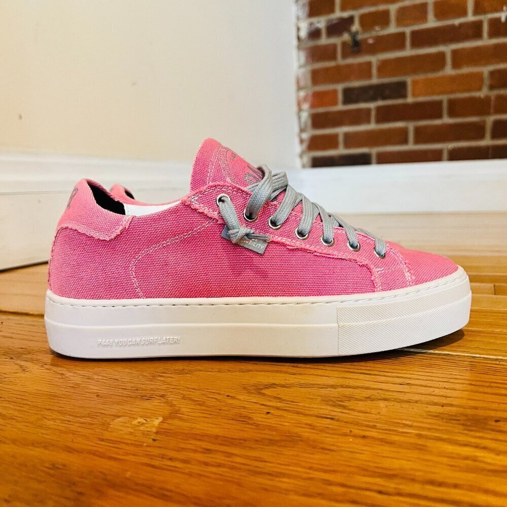 P448 Pilnk Canvas Sneakers Women’s 38 US 7.5 - 8 BRAND NEW - Picture 3 of 16